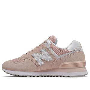 Кроссовки 574 серии розовые б широкие New Balance, розовый