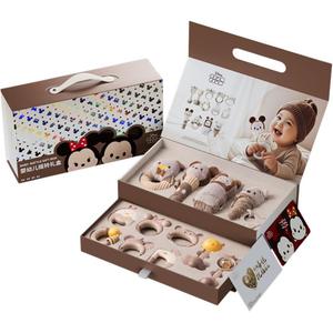 Подарочный набор для новорожденных, первый месяц жизни малыша и набор игрушек для прорезывания зубов развивающие игрушки Disney