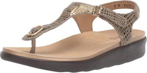 Женские плоские сандалии SAS, золотой