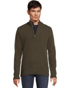 Мужской свитер Barbour Holden 1/2 Zip Knitted, Olive Marl