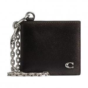 COACH Кожаный кошелек мужской черный