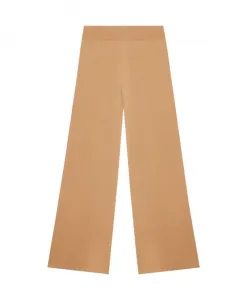 Вязаные брюки из овечьей шерсти Brooks Brothers, бежевый