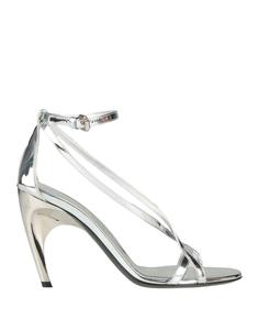 Сандалии Alexander Mcqueen, серебро