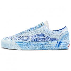 Vans Низкие кроссовки для скейтбординга унисекс, белые, синие