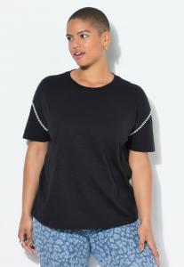 Футболка Studio Untold CLASSIC SHAPE SCHMUCKKANTE, Black