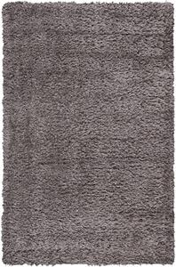 Ковер SAFAVIEH, 61 x 92 см, Madrid Shag Collection, Charcoal, сплошной дизайн, без линьки и простой в уходе, толщиной 5 см, идеален для помещений с высокой проходимостью: прихожая, гостиная, спальня (MDG256H)