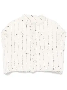 Твидовая куртка SACAI, белый