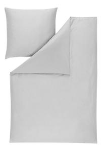 Комплект постельного белья ESTELLA Atelier однотонный сатиновый VALETTA цвет платина размер 135х200+80х80 см