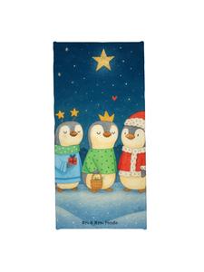 Mr. & Mrs. Panda Полотенце для зимних видов спорта, дизайн «Три короля»    в нежно-голубом цвете
