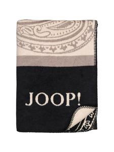 Joop! Пледы JOOP! с узором «пейсли» и полосками, черный на черном