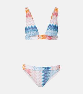 Бикини Zig Zag Missoni, Multicolor Shaded Fucsia Blue