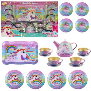 Большой чайный сервиз с единорогом, тарелки, чашки, кухонный набор Inna marka