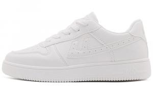 Трендовые универсальные белые кроссовки Warrior износостойкие дышащие противоскользящие низкие скейтбордские мужские белые