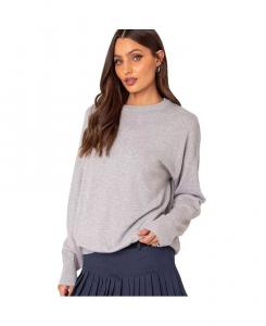 Женский свитер оверсайз You Time Edikted, серый