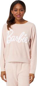 Толстовка CozyChic Ultra Lite для Барби Barefoot Dreams, цвет Dusty Rose/White