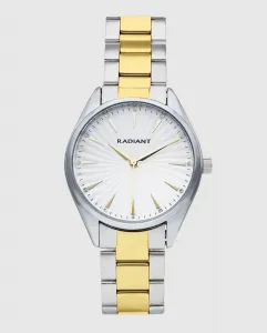 Женские часы Loren RA662202 из стали с двухцветным ремешком Radiant, серебряный