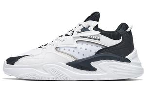 Баскетбольные кроссовки мужские низкие белые/черные Xtep