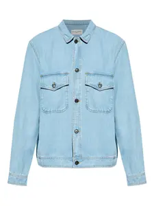 Джинсовая куртка с накладными карманами Officine Generale, синий