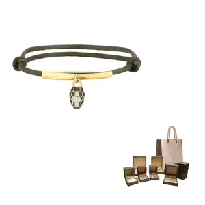 BVLGARI Тканевый браслет Women's Green