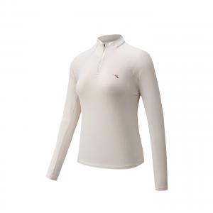 Anta Женская теплая белая футболка с рисунком солнца