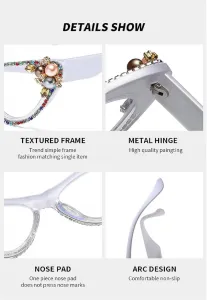 Солнцезащитные очки Melrose Diamonds для женщин, роскошные, со стразами, уникальные модные солнцезащитные очки большого размера, женская модель 2412, Yellow