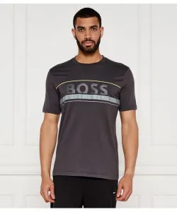 Футболка Iconic Zone Regular fit Boss Green, серый