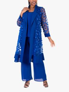 Пальто из шифона Daisy Mesh chesca, Blue