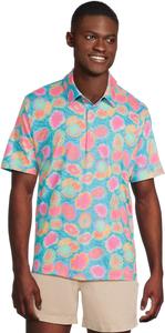 Поло Chubbies The Hippy Dippy, цвет Bright Blue