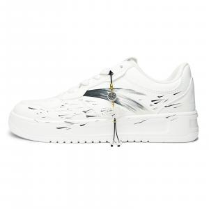 Свободные, легкие, увеличивающие рост, нескользящие, низкие, унисекс, кроссовки для скейтбординга, черные ANTA, Black