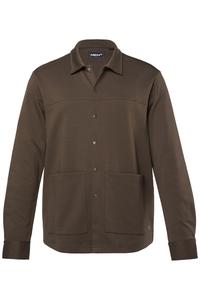 Рубашка на пуговицах классического кроя Men Plus, хаки