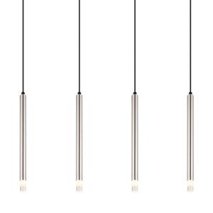 Подвесной светильник Globo Lighting Ryan Typ D, железо - 4-х ламповое - серебро