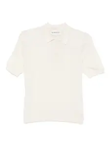 Поло с короткими рукавами и воротником Eric Bompard, нейтральный