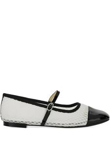 Балетки с лакированным носком Repetto, белый