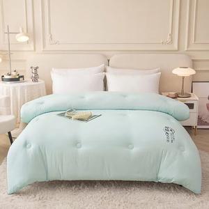 Fuanna Одеяло 180x220 см, 4 кг, зимнее, из соевого волокна, класс А, ультрамягкое, синее