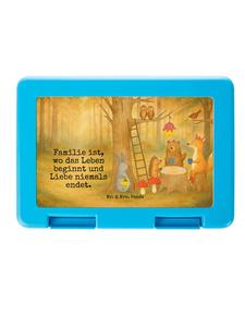 Mr. & Mrs. Panda Круглая хлебница, дизайн с изображением лесных животных для пикника, белого цвета