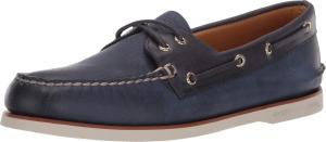 Мужские лодочные туфли Sperry Gold Cup Authentic Original с двумя глазами, темно-синий