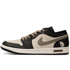 Jordan Кроссовки Air 1 Dream Horse Flower Abrasion Resistant Low top Vintage Basketball Unisex Mocha