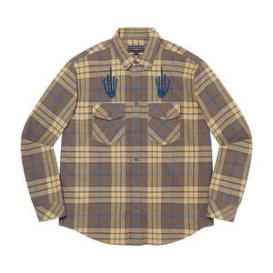 Рубашка Supreme x Hysteric Glamour Plaid Flannel Shirt, Brown