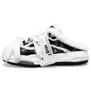 MIO Унисекс тапочки с закрытым носком Milan Black, цвет [Black Gray/White, Size Large Recommended]