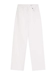 Bershka Джинсы Wide leg цвета Ecru