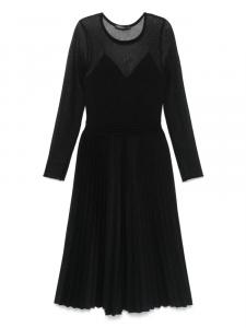 Платье миди со складками MARCCAIN, черный