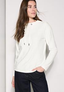 Топ с длинными рукавами STRUKTUR Cecil, молочный