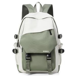 RIOREX Тканевый рюкзак для ноутбука унисекс разноцветный, 1303 Gray Green & White