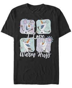 Мужская футболка с коротким рукавом Olaf and His Hugs Fifth Sun, черный