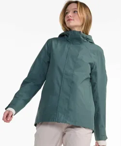 Ветрозащитная, водонепроницаемая, водоотталкивающая, дышащая куртка с капюшоном в форме «рыбьего хвоста» из материала GORE-TEX.