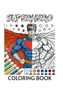 Superhero: Coloring Book (German Edition) (Independently published)