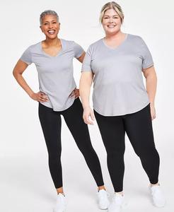 Компрессионные леггинсы больших размеров 7/8 ID Ideology, черный