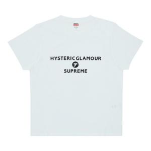 Футболка Supreme x HYSTERIC GLAMOUR Baby Tee 'White'