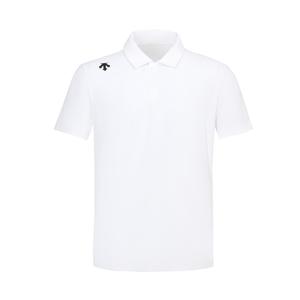 Тренировочная футболка поло мужская comprehensive training series DESCENTE, белый