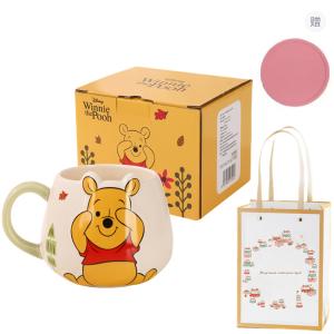 Кружка Winnie The Pooh Disney, Winnie The Pooh Porcelain Tummy Cup + Cup Mat + Shopping Bag